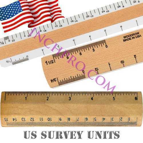 Convert Inches to US Survey units